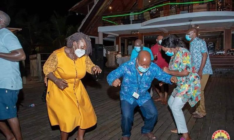 Ghanaians react to photos of MPs dancing at Aqua Safari amid COVID-19 pandemic