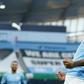 Manchester City's Raheem Sterling celebrates his goal against Fulham