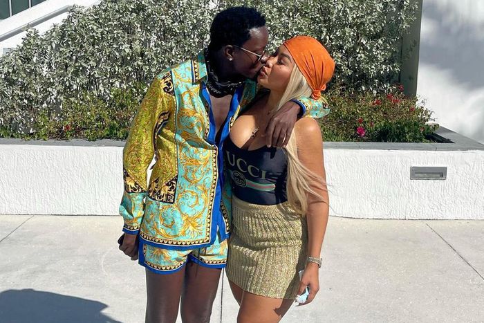 Michael Blackson with Rada