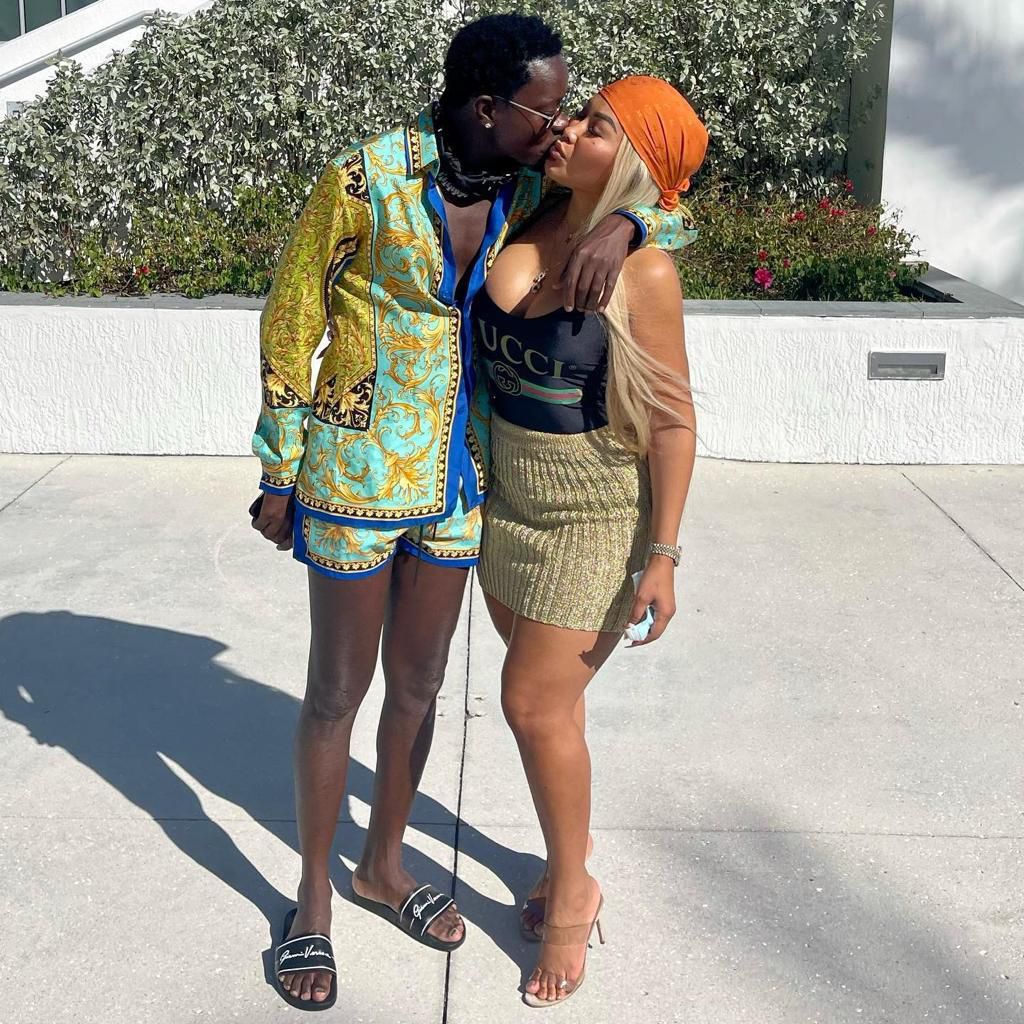 Michael Blackson with Rada