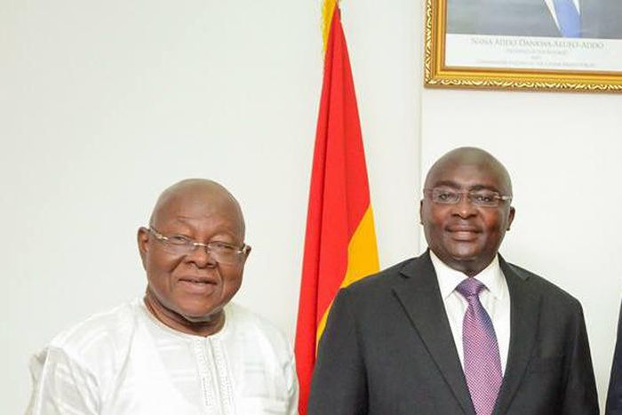Prof. Mike Oquaye and Dr. Mahamudu Bawumia