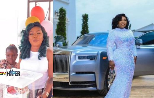 Afia Schwarzenegger receives customized necklace as birthday gift from Rev Obofour’s wife