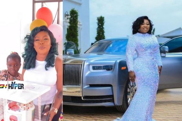 Afia Schwarzenegger receives customized necklace as birthday gift from Rev Obofour’s wife