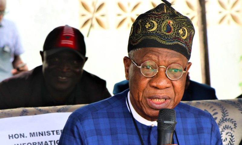 Minister for Information and Culture, Lai Mohammed