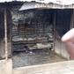 Cement burnt to ashes
