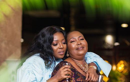 Yvonne Okoro and mum