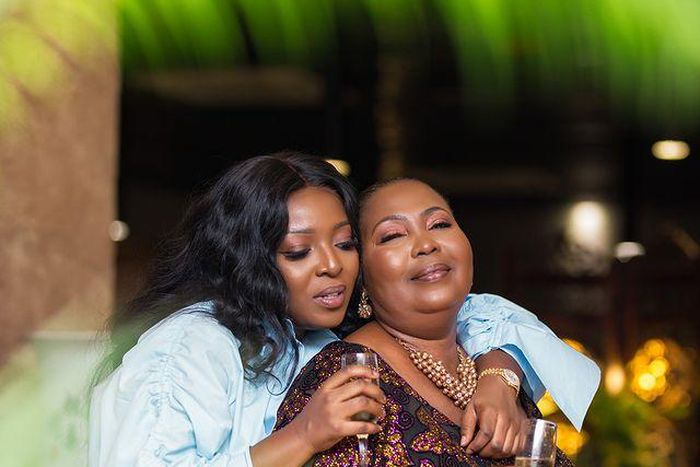 Yvonne Okoro and mum