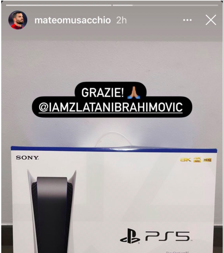 AC Milan players get PlayStation 5 as gift from Zlatan Ibrahimovic