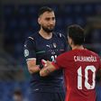 On the way out: After Turkey's 
Euro 2020, which opened with a loss to Italy, ended early, Hakan Calhanoglu announced he was leaving AC Milan, Italy goalkeeper Gianluigi Donnarumma may soon follow