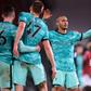 Liverpool players celebrate