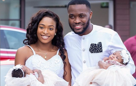Kennedy Osei and Tracy’s adorable twins' outdooring
