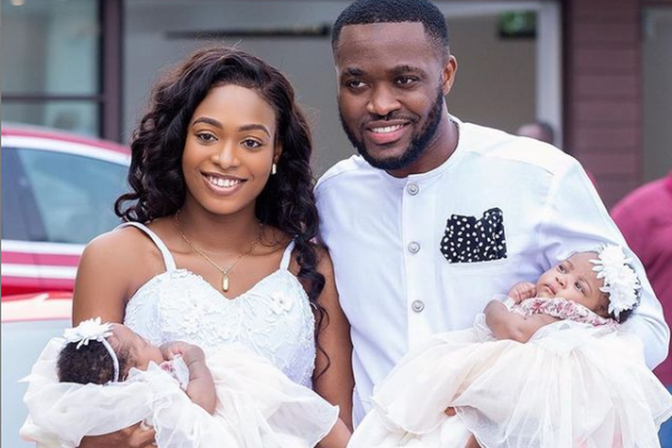 Kennedy Osei and Tracy’s adorable twins' outdooring