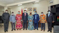 Adutwum with Spio-Garbrah, Joyce Aryee, Osafo-Marfo et al
