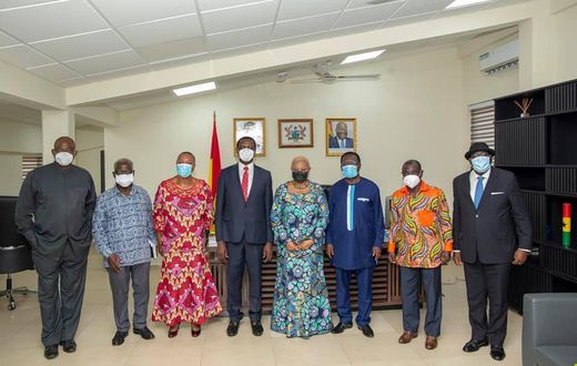 Adutwum with Spio-Garbrah, Joyce Aryee, Osafo-Marfo et al