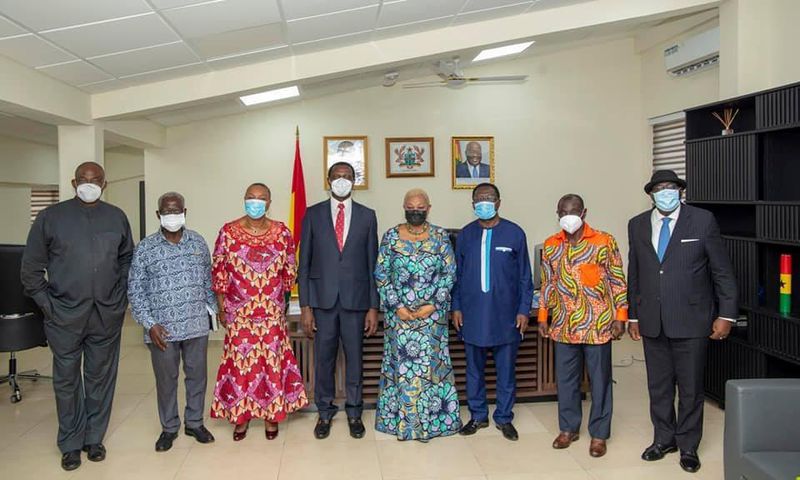 Adutwum with Spio-Garbrah, Joyce Aryee, Osafo-Marfo et al