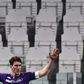 Fiorentina's Serbian forward Dusan Vlahovic scored a first-half hat-trick