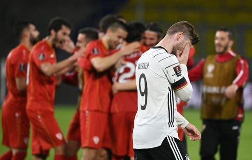 Germany were dealt their first loss in World Cup qualifiers for almost 20 years by North Macedonia