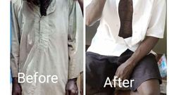 Mona Mobl3 shaves Rasta, bushy beard