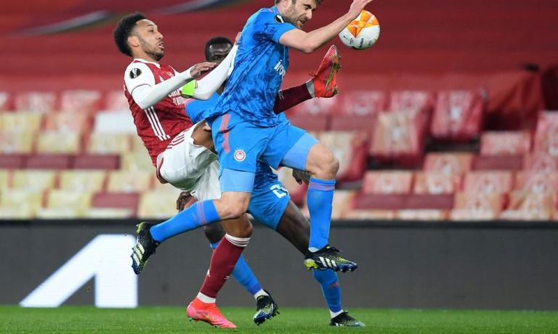 Former Arsenal defender Sokratis came up against his old side playing for Olympiakos
