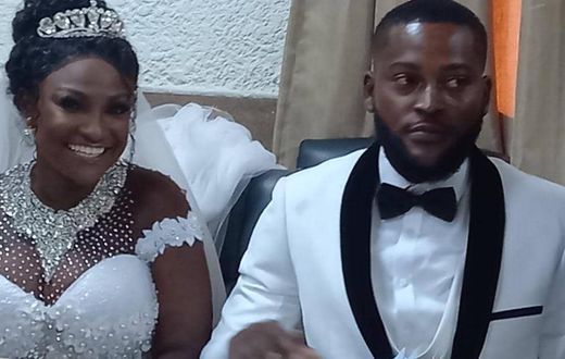 Abena Moet and husband