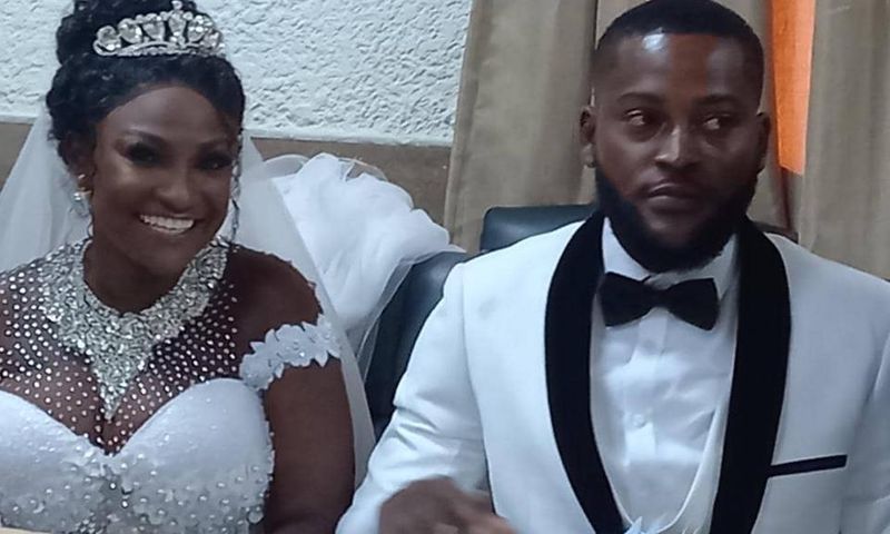 Abena Moet and husband
