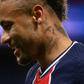 All smiles: Paris Saint-Germain's Neymar reacts after scoring on Sunday