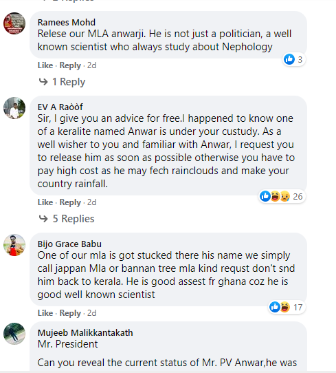 Nana Addo's Facebook page flooded with comments from Indians