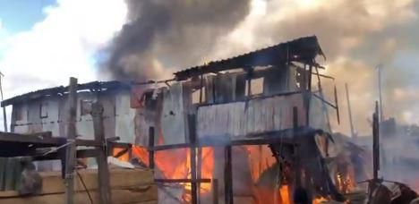 Timber Market razed by fire