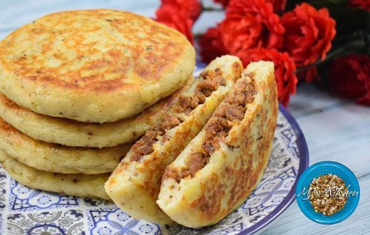 Potato meat pancakes