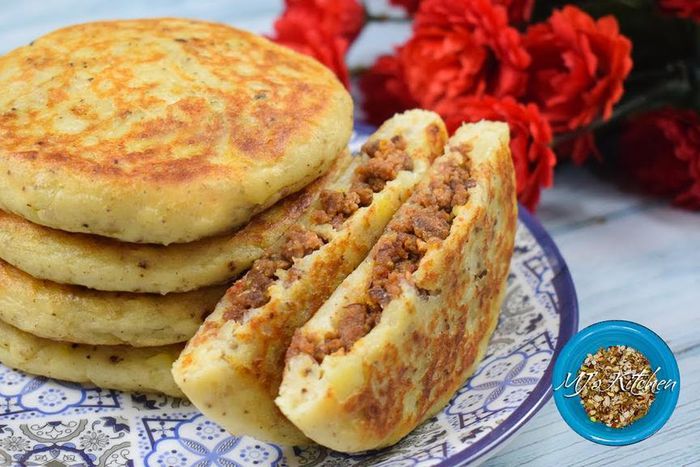 Potato meat pancakes