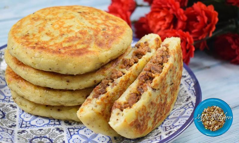 Potato meat pancakes