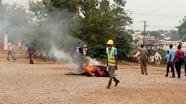 Sofoline interchange workers demonstrate