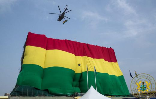 Independence Day parade at Jubilee House