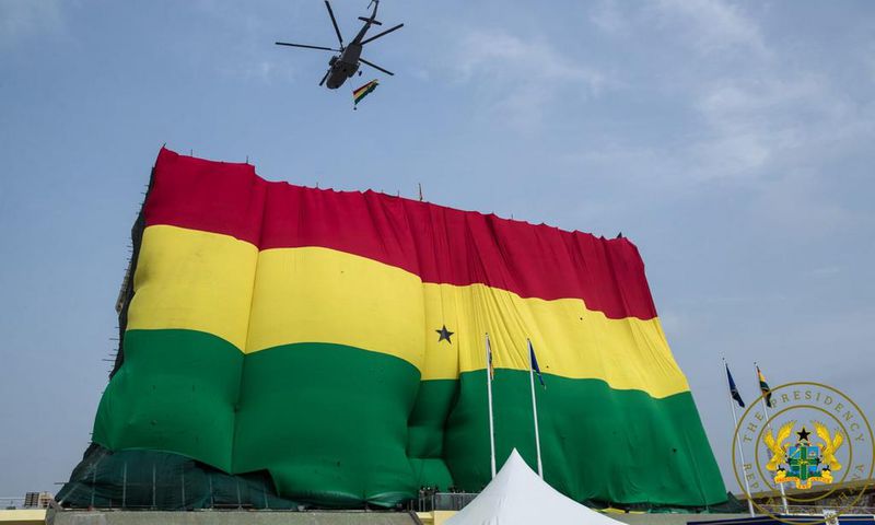 Independence Day parade at Jubilee House