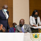 John Mahama and Akufo-Addo in a chit chat during signing of peace pact.