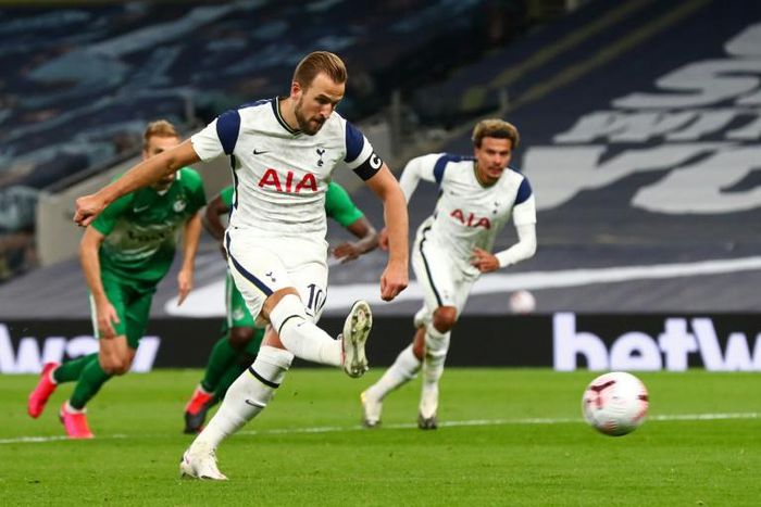 Harry Kane has scored 13 goals for Tottenham this season, including six in the Europa League