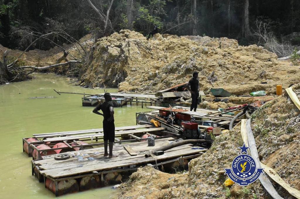 Police Operations Vanguard destroys 59 Changfang motors used for galamsey