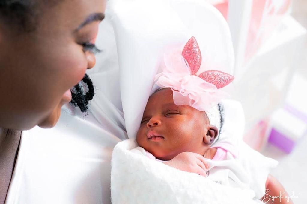 Edem and Wife welcome new baby girl