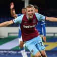 Czech mate: Tomas Soucek scored the only goal as West Ham beat Everton 1-0