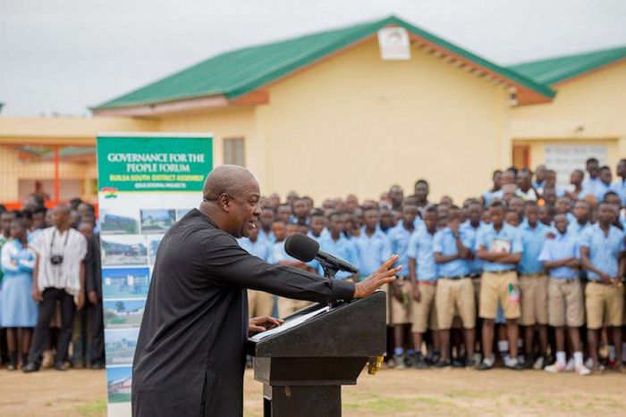 I started Free SHS in 2015 – Mahama makes huge claim