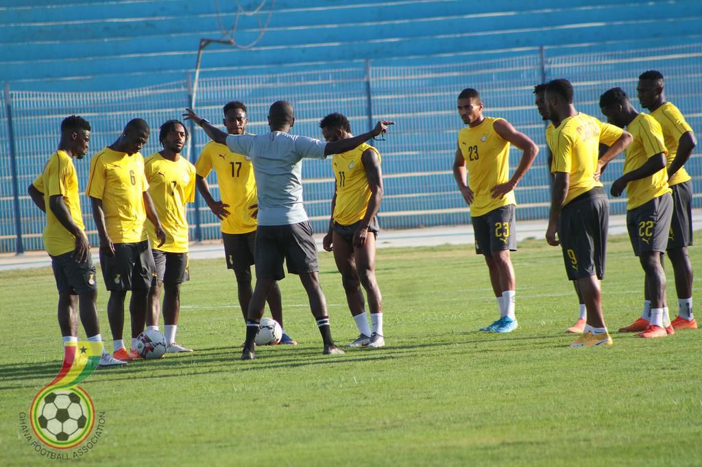 Black Stars training