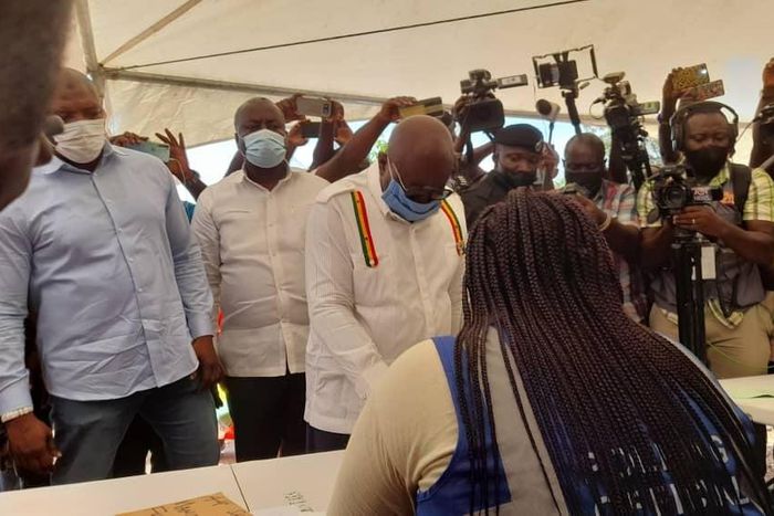 Election 2020: President Akufo-Addo votes in Kyebi