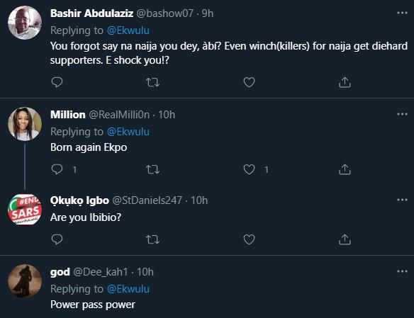 Masquerades kneel as pastor prays for them in public