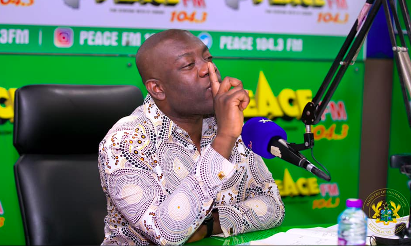 Information Minister, Kojo Oppong Nkrumah