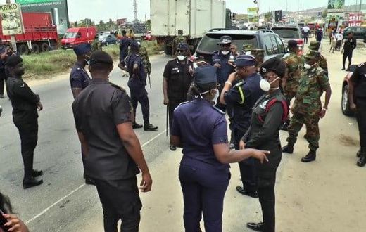 Soldier battles for life as 6 policemen gang up and beat him to a pulp in Cape Coast