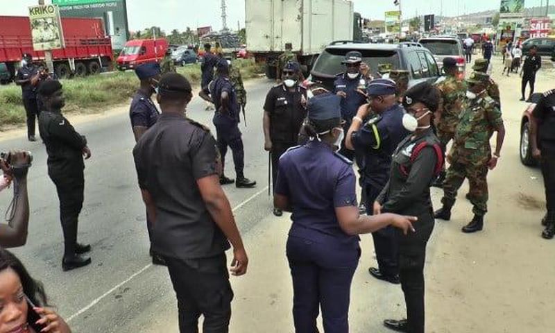 Soldier battles for life as 6 policemen gang up and beat him to a pulp in Cape Coast