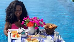 Jackie Appiah on vacation