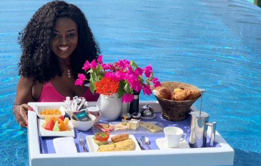 Jackie Appiah on vacation