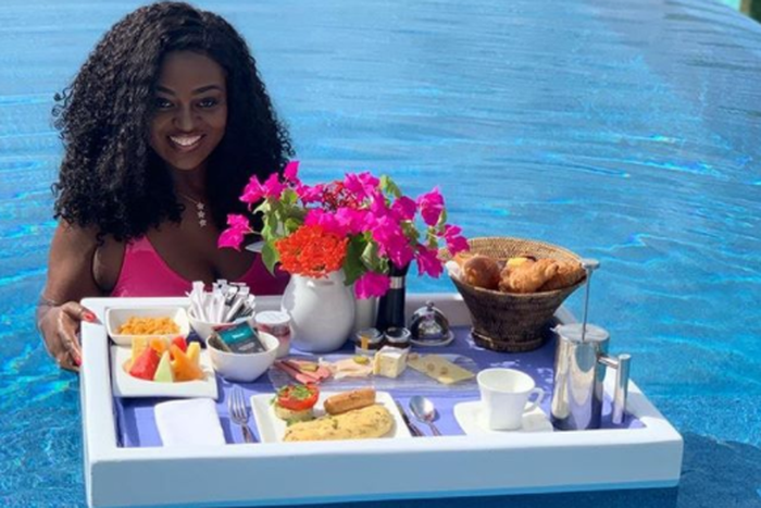 Jackie Appiah on vacation