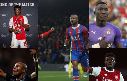 Top five Ghanaian footballer of 2020
